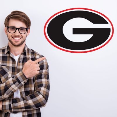 College Wall Decals - College Team Logos - Georgia Bulldogs Logo