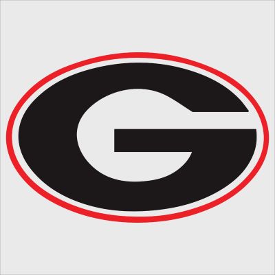 College Wall Decals - College Team Logos - Georgia Bulldogs Logo