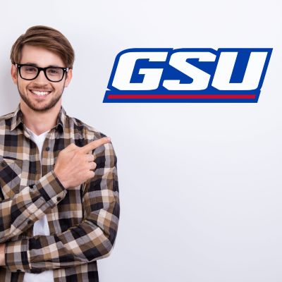 College Wall Decals - College Team Logos - Georgia State University GSU Wordmark
