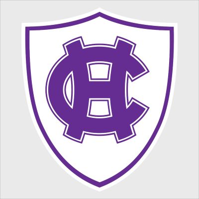 College Wall Decals - College Team Logos - Holy Cross Crusaders White Shield