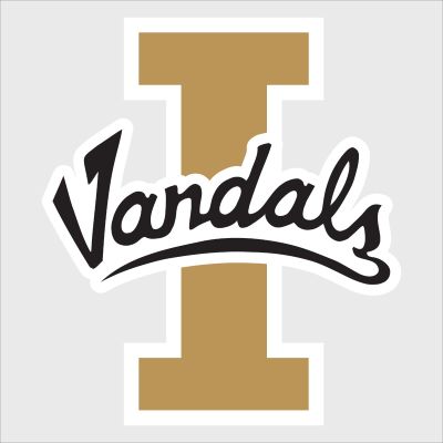 College Wall Decals - College Team Logos - Idaho Vandals Gold