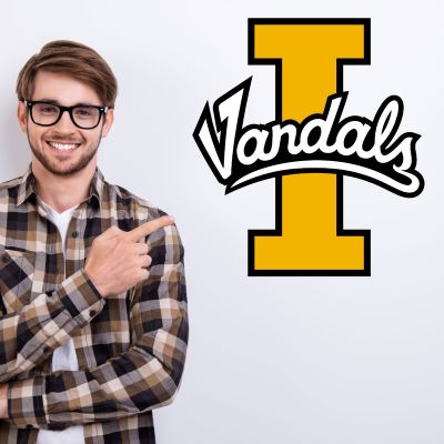 College Wall Decals - College Team Logos - Idaho Vandals Logo