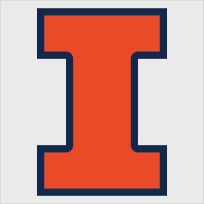 College Wall Decals - College Team Logos - Illinois Fighting Illini Logo