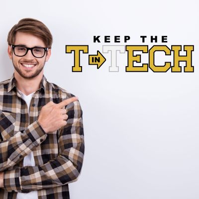 College Wall Decals - College Team Logos - Keep the T in Tech