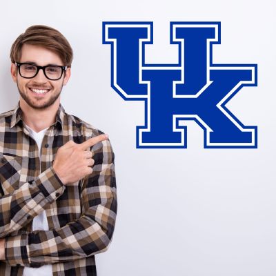 College Wall Decals - College Team Logos - Kentucky Wildcats