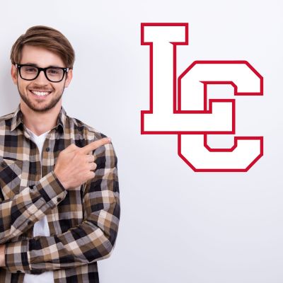 College Wall Decals - College Team Logos - Lewis Clark NCAA