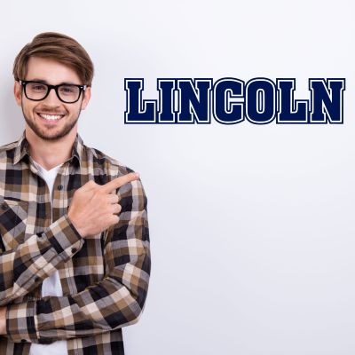 College Wall Decals - College Team Logos - Lincoln