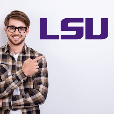 College Wall Decals - College Team Logos - LSU