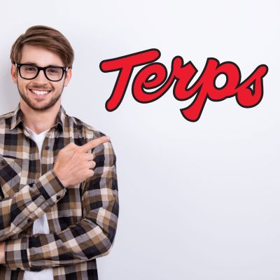 College Wall Decals - College Team Logos - Maryland Terps