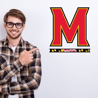 College Wall Decals - College Team Logos - Maryland Terrapins