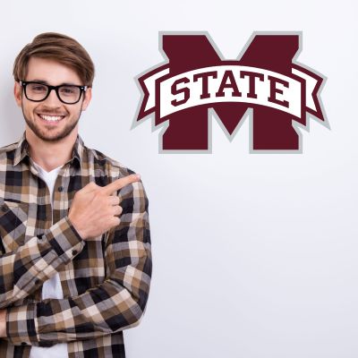 College Wall Decals - College Team Logos - Mississippi State Bulldogs Logo