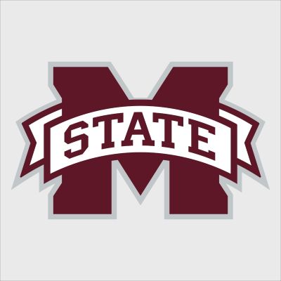 College Wall Decals - College Team Logos - Mississippi State Bulldogs Logo