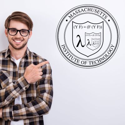 College Wall Decals - College Team Logos - MIT GNU Seal