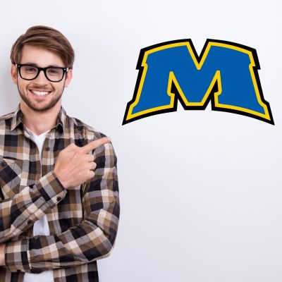 College Wall Decals - College Team Logos - Morehead State M