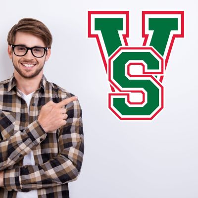 College Wall Decals - College Team Logos - Mississippi Valley State University VS Logo