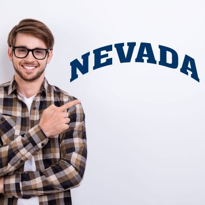 College Wall Decals - College Team Logos - Nevada Wordmark