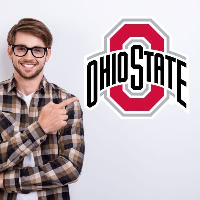 College Wall Decals - College Team Logos - Ohio State Buckeyes Logo