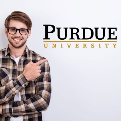 College Wall Decals - College Team Logos - Purdue University Wordmark