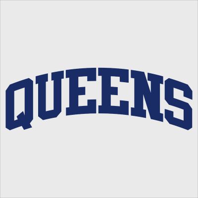 College Wall Decals - College Team Logos - Queens Royals Arched