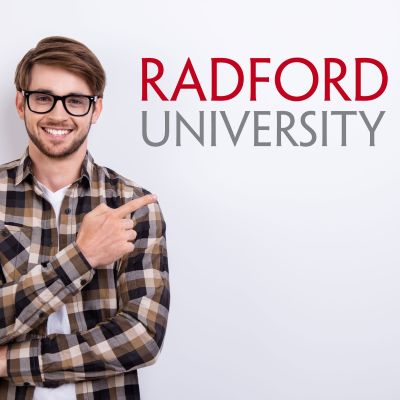 College Wall Decals - College Team Logos - Radford University Wordmark