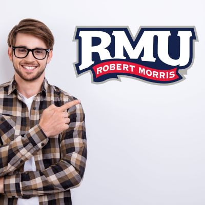 College Wall Decals - College Team Logos - RMU Robert Morris