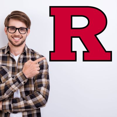 College Wall Decals - College Team Logos - Rutgers Athletics R