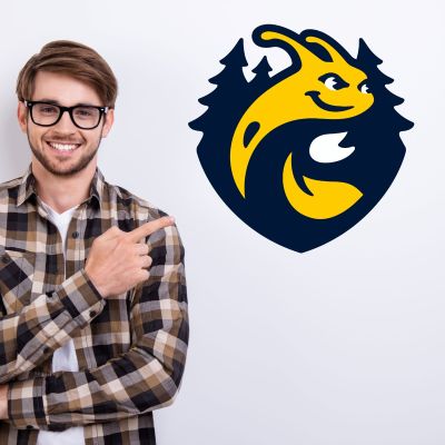 College Wall Decals - College Team Logos - UC Santa Cruz Banana Slugs