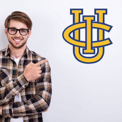 College Wall Decals - College Team Logos - UCI Initials