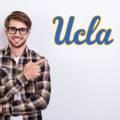 College Wall Decals - College Team Logos - UCLA Script