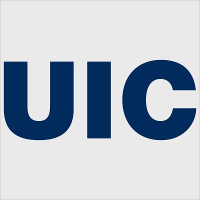 College Wall Decals - College Team Logos - University of Illinois - Chicago UIC Wordmark