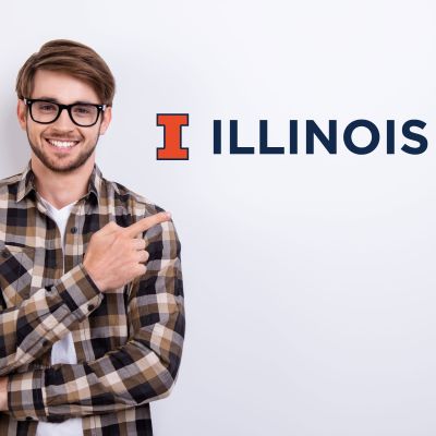 College Wall Decals - College Team Logos - University of Illinois at Urbana