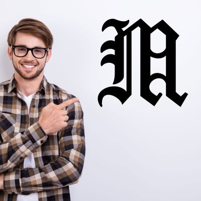 College Wall Decals - College Team Logos - Miami Historic Mark