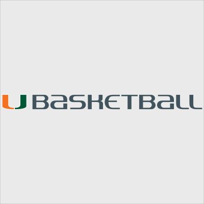 College Wall Decals - College Team Logos - U Miami Basketball