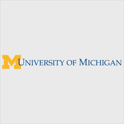 College Wall Decals - College Team Logos - University of Michigan Wordmark