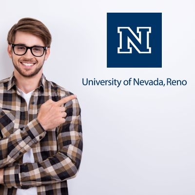 College Wall Decals - College Team Logos - University of Nevada - Reno Stacked
