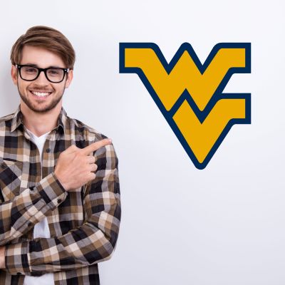 College Wall Decals - College Team Logos - West Virginia Logo