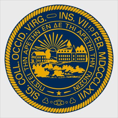 College Wall Decals - College Team Logos - West Virginia University Seal