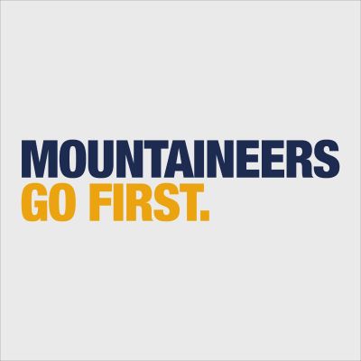 College Wall Decals - College Team Logos - WVU Mountaineers Go First