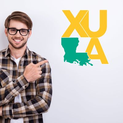 College Wall Decals - College Team Logos - Xavier University of Louisiana