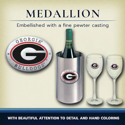 Georgia Bulldogs - Wine Set Chest
