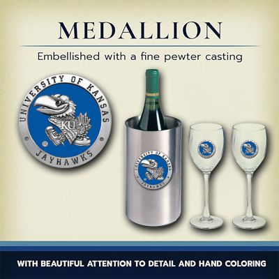 University of Kansas Jayhawks - Wine Set Chest