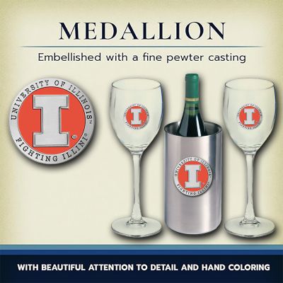 Illinois Fighting Illini - Wine Set Chest