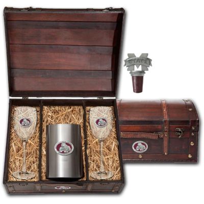 Mississippi State University Bulldogs - Wine Set Chest