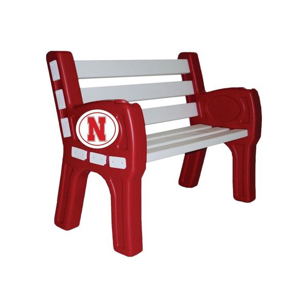 Nebraska Cornhuskers Park Bench