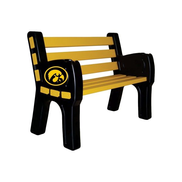 Iowa Hawkeyes Park Bench