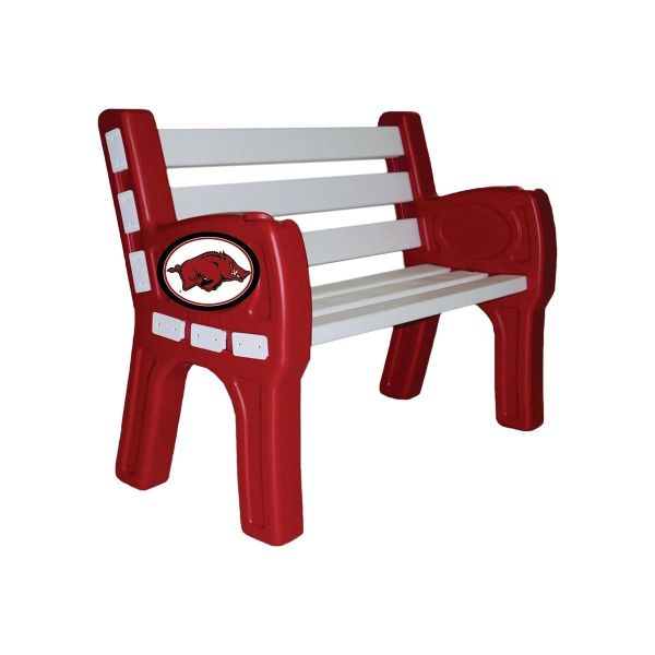 Arkansas Razorbacks Park Bench