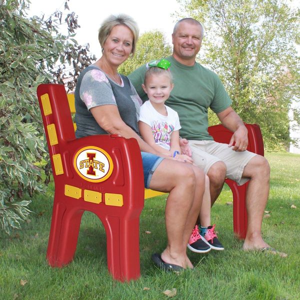Iowa State Cyclones Park Bench
