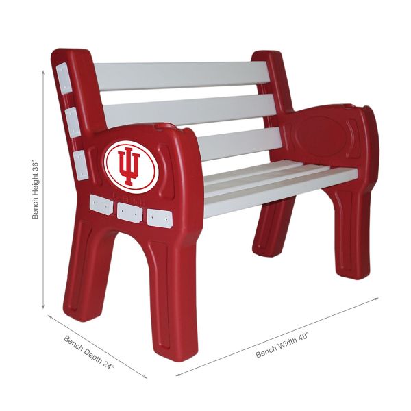 Indiana Hoosiers Park Bench
