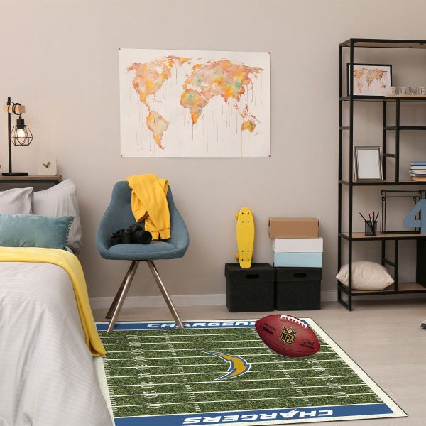 Los Angeles Chargers Homefield Area Rug