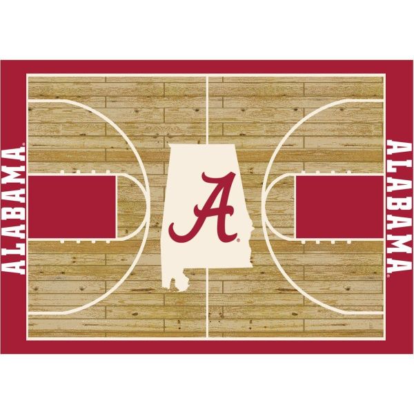 Alabama Crimson Tide Courtside Area Rug